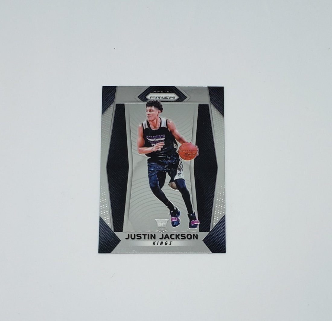 2017-18 PANINI PRIZM JUSTIN JACKSON SACREMENTO KINGS RC (1 of 2)