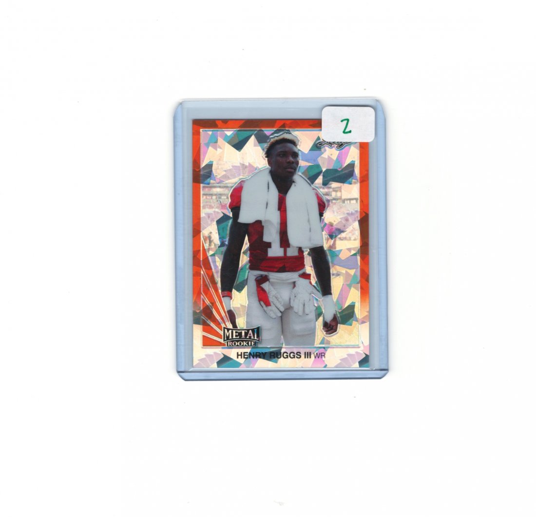 2020 LEAF HENRY RUGGS III ROOKIE CARD SSP #'D 2/3 (1 of 2)