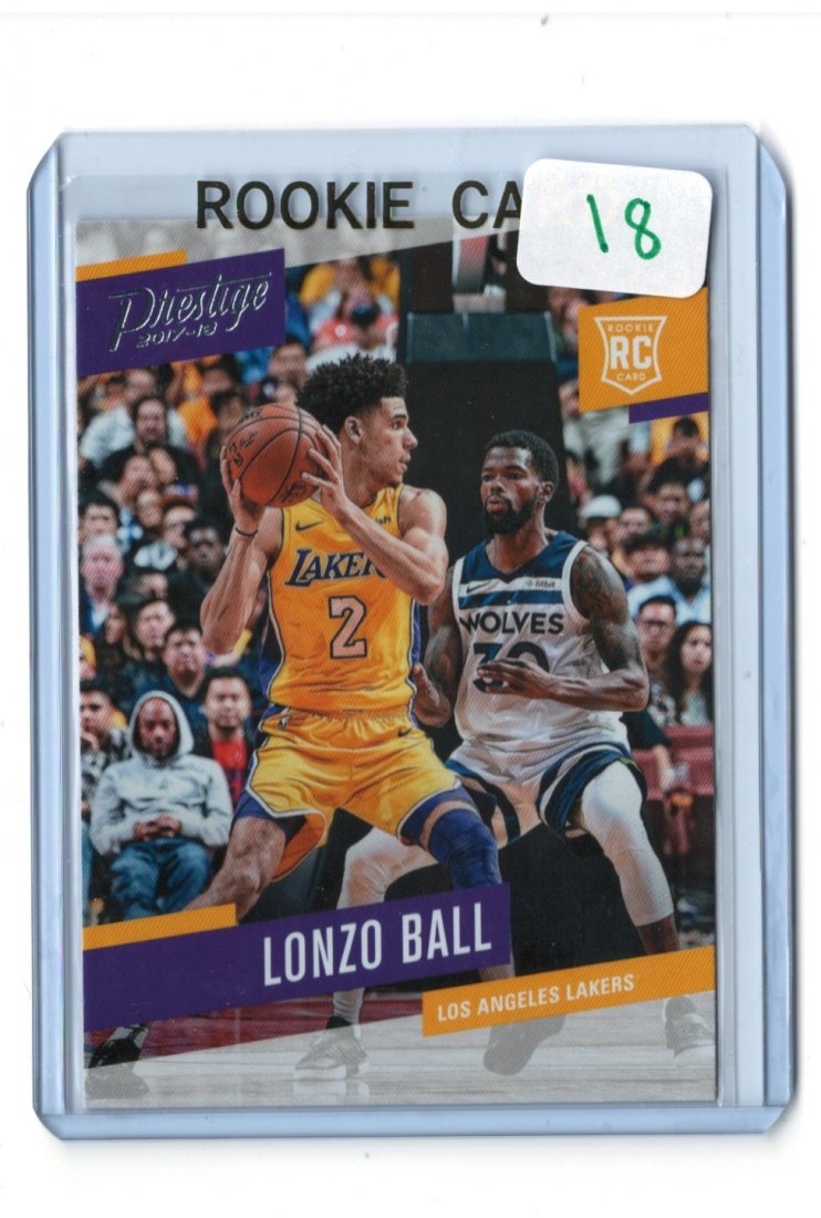 PANINI PRESTIGE LONZO BALL ROOKIE CARD (1 of 1)