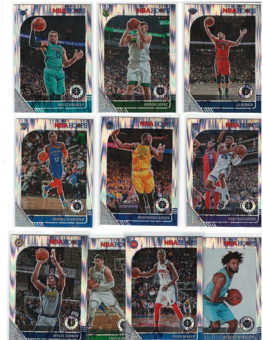 LOT OF 10 NBA HOOPS BASKETBALL CARDS (1 of 1)