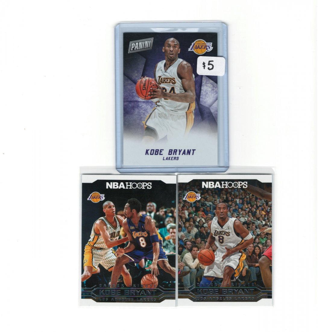 3 KOBE BRYANT BASKETBALL CARDS (1 of 1)