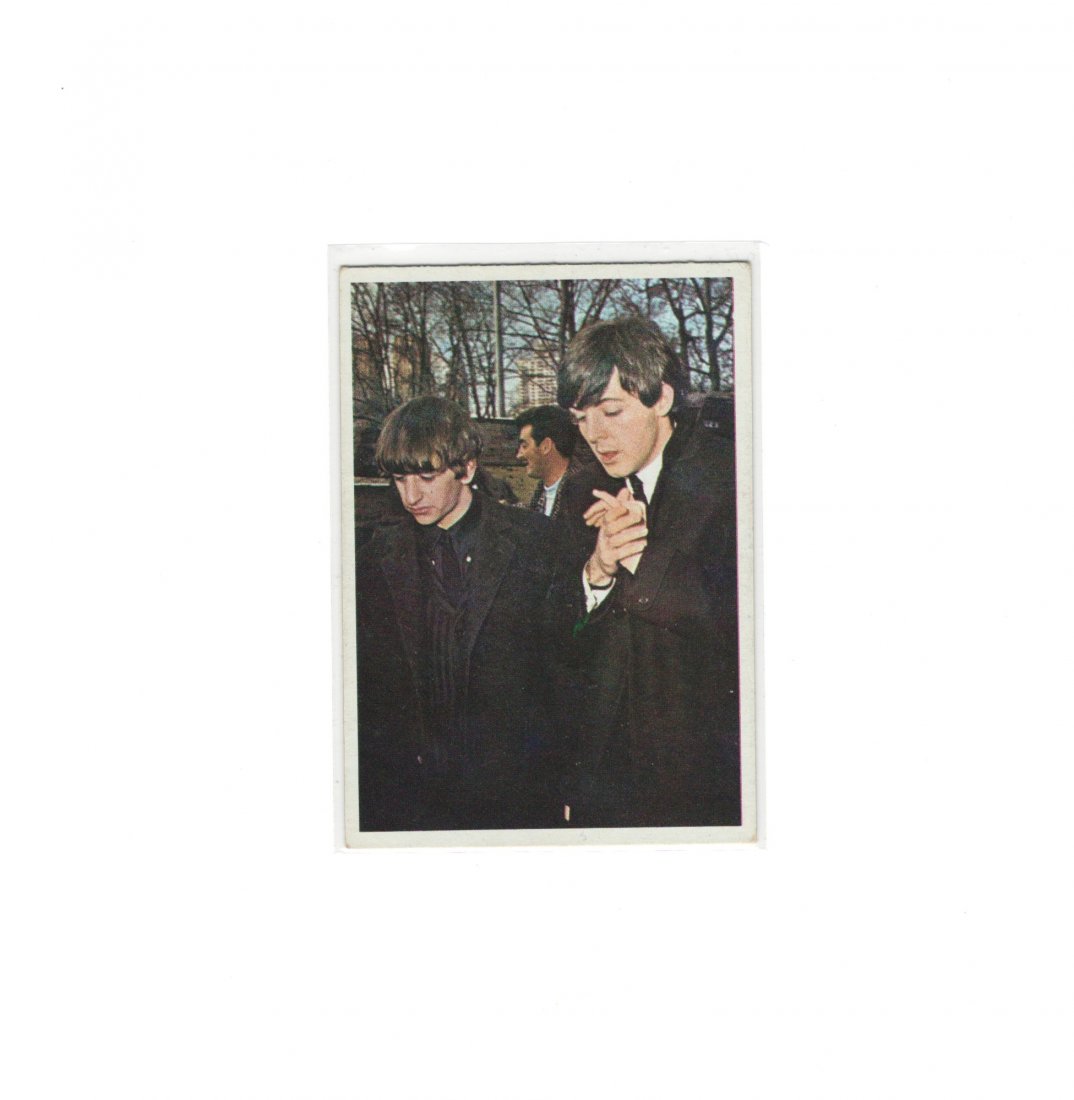 1964 TOPPS ORIGINAL BEATLES COLOR CARD: 1964 TOPPS ORIGINAL BEATLES COLOR CARD #58
