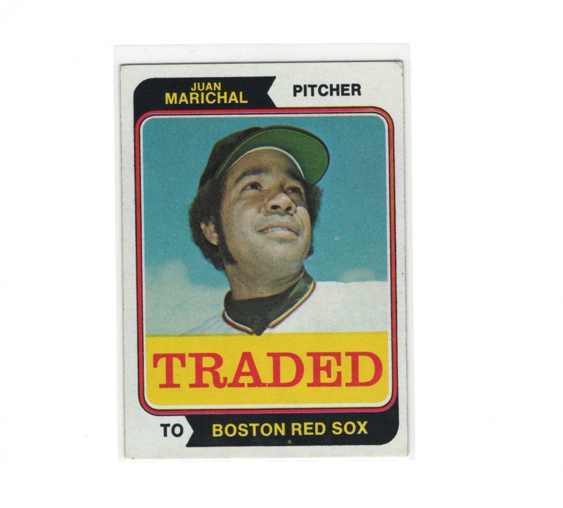 1974 TOPPS JUAN MARICHAL TRADED TO RED SOX CARD (1 of 1)