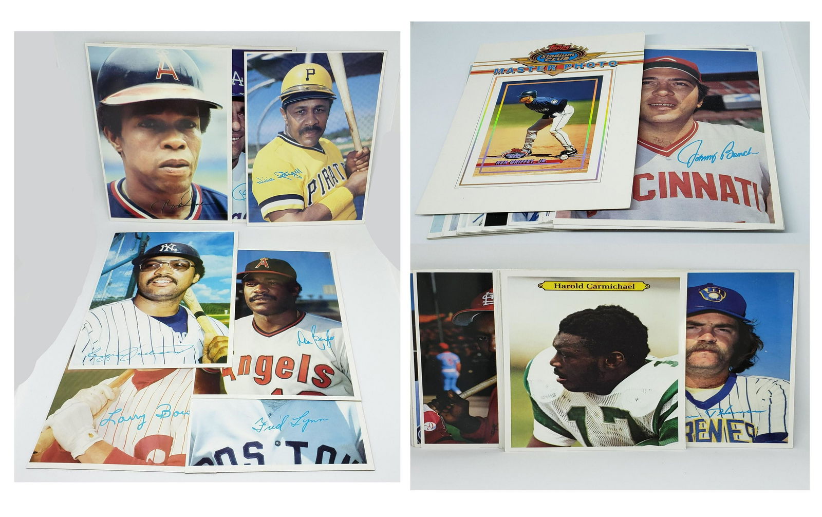 1980 TOPPS SUPERS LOT WITH GRIFFEY JR MASTER PHOTO (1 of 2)
