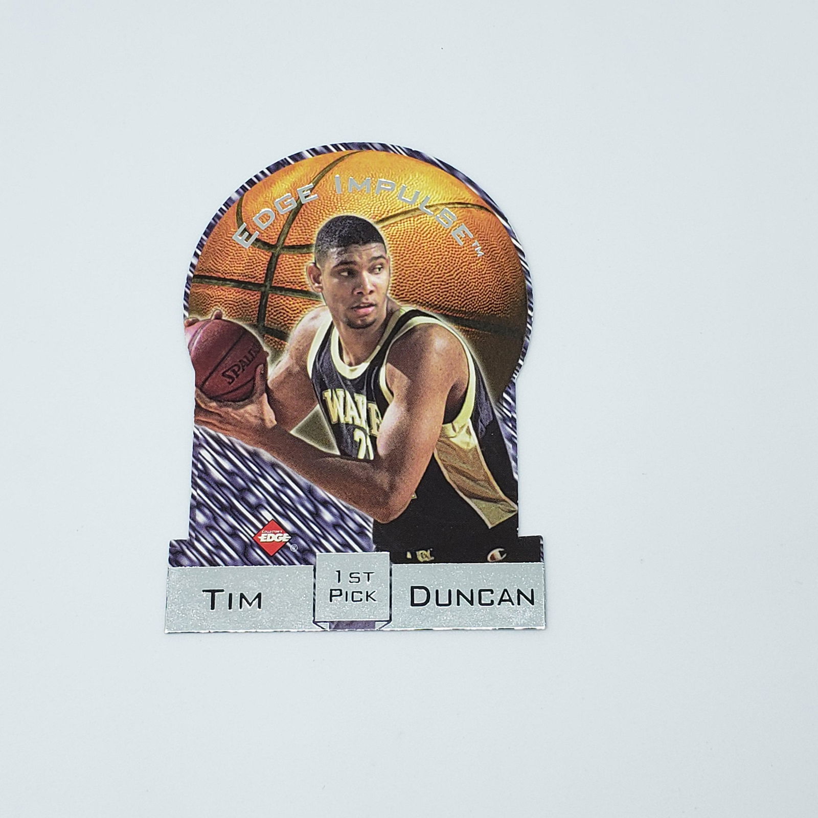 TIM DUNCAN SAN ANTONIO SPURS DIE CUT ROOKIE CARD (1 of 2)
