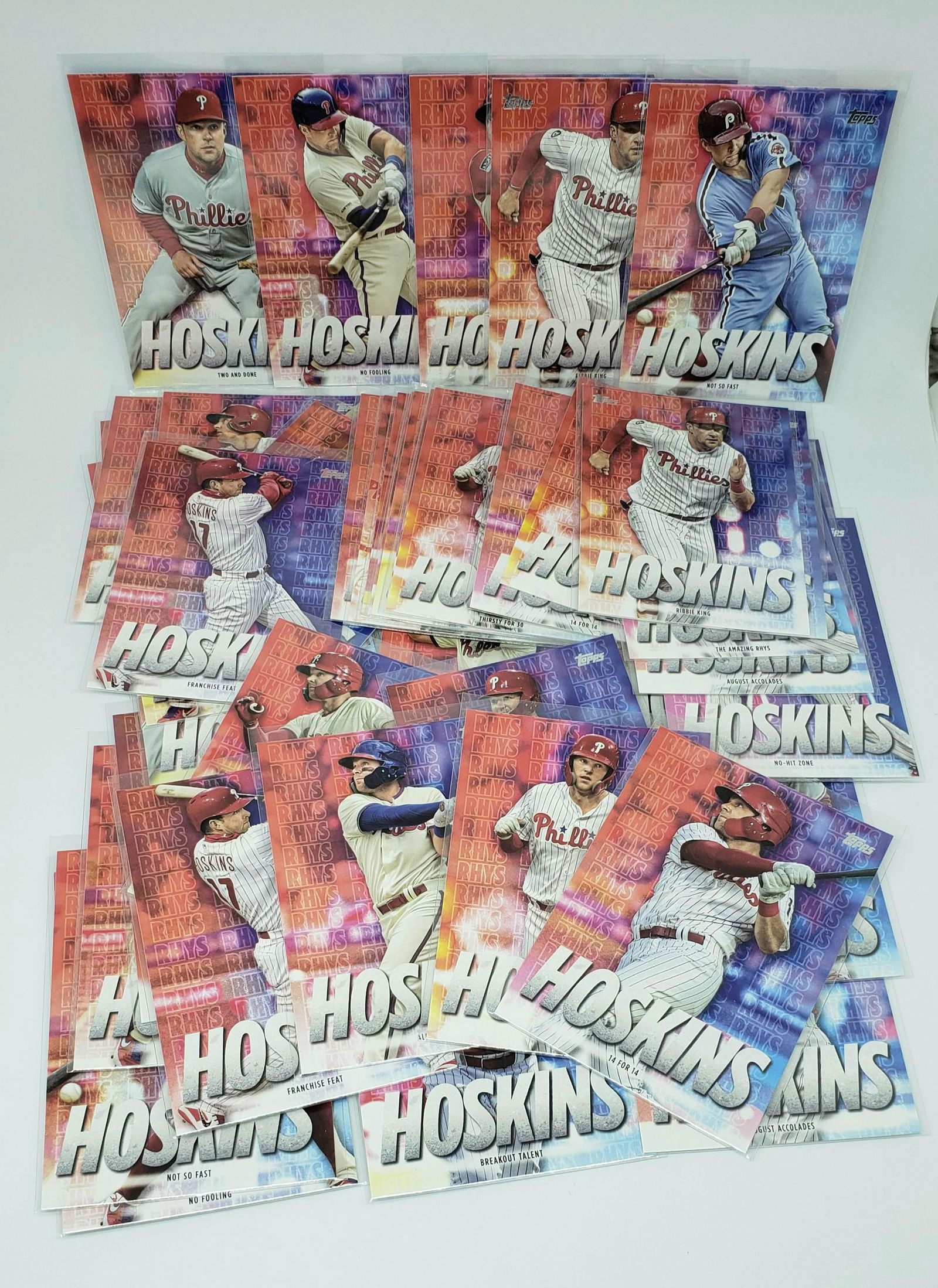 2019 TOPPS RHYS HOSKINS SUBSET INSERT CARDS (1 of 1)
