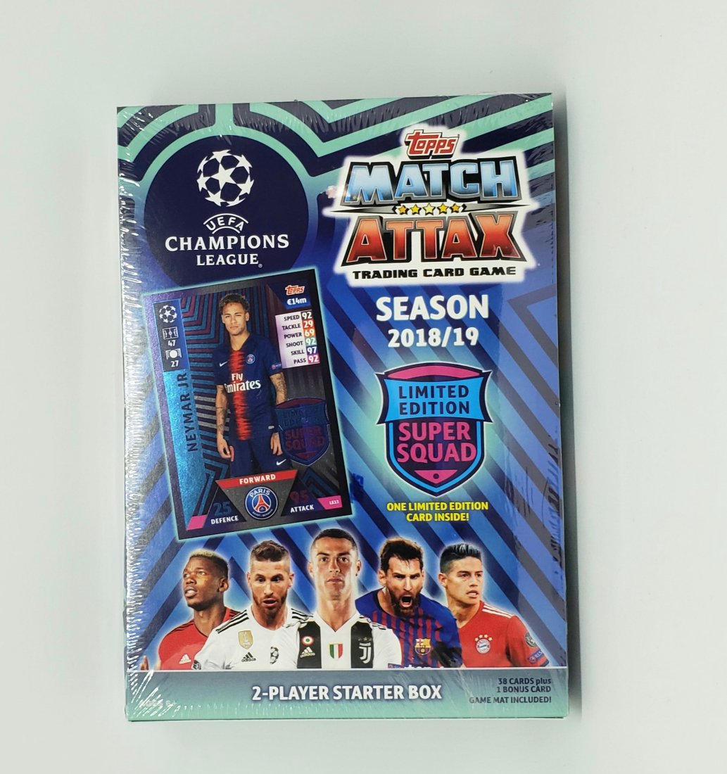 TOPPS MATCH ATTAX SOCCER TRADING CARD GAME STARTER PAC (1 of 3)