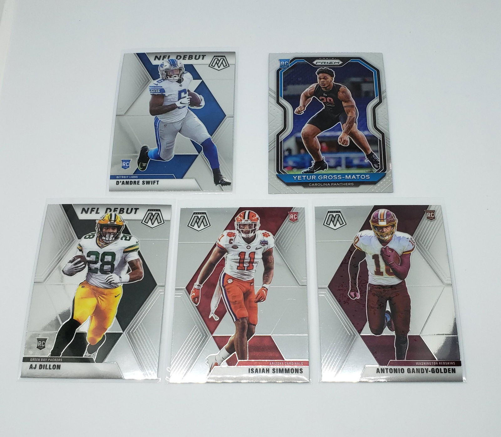 2020 PANINI PRIZM & MOSAIC FOOTBALL ROOKIE CARDS (1 of 1)