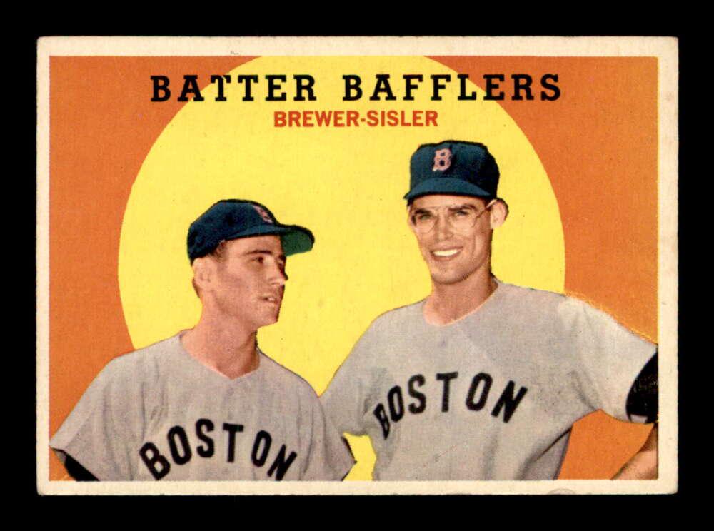 1959 TOPPS BASEBALL STAR COMBO CARD (1 of 2)