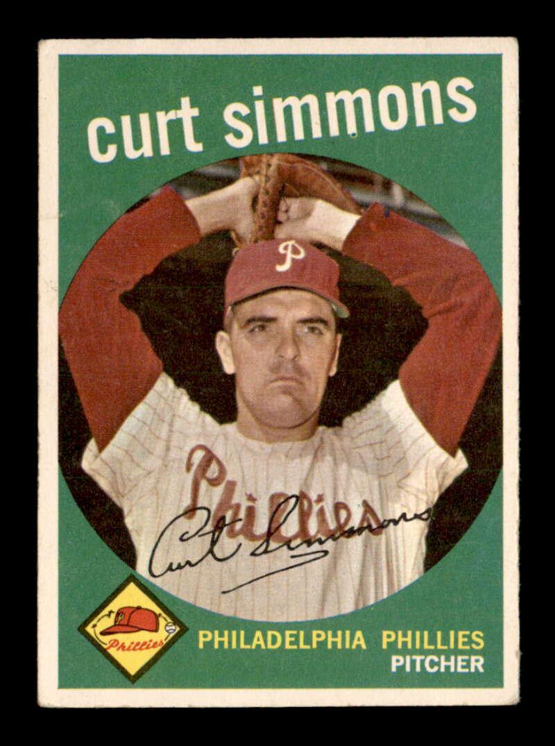 1959 Topps #382 Curt Simmons VG/VGEX (1 of 1)