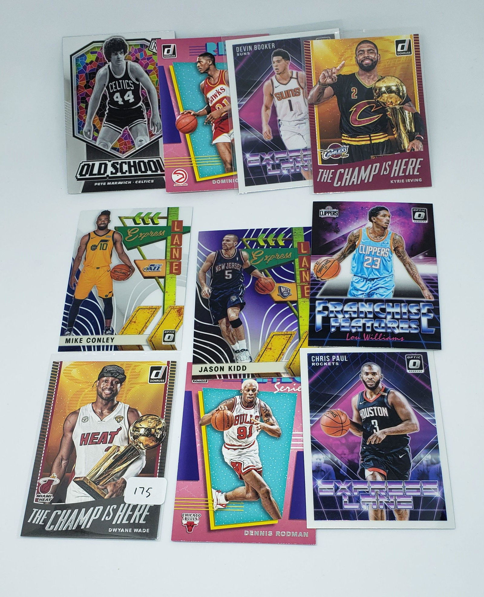 LOT OF 10 NBA BASKETBALL INSERT CARDS OPTICS-PRIZMS! (1 of 1)