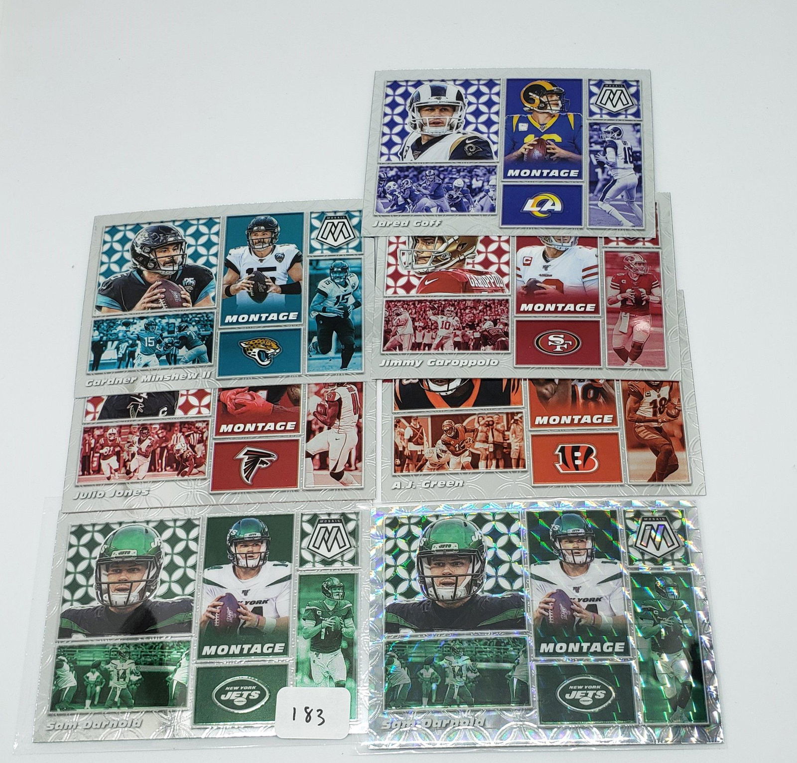 MOSAIC FOOTBALL CARDS MONTAGE INSERTS (1 of 1)