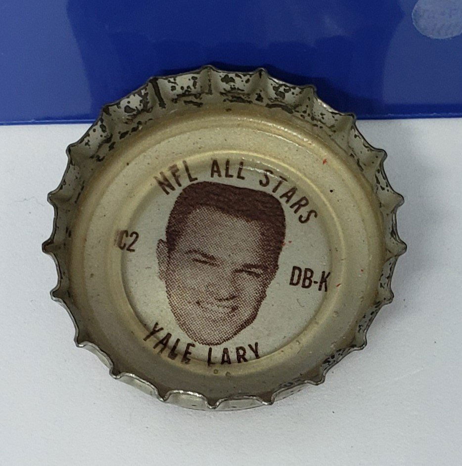Coke Coca Cola NFL ALL-STARS Bottle Caps: YALE LARY