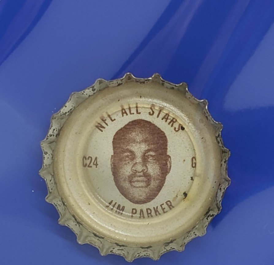 Coke Coca Cola NFL ALL-STARS Bottle Caps: JIM PARKER