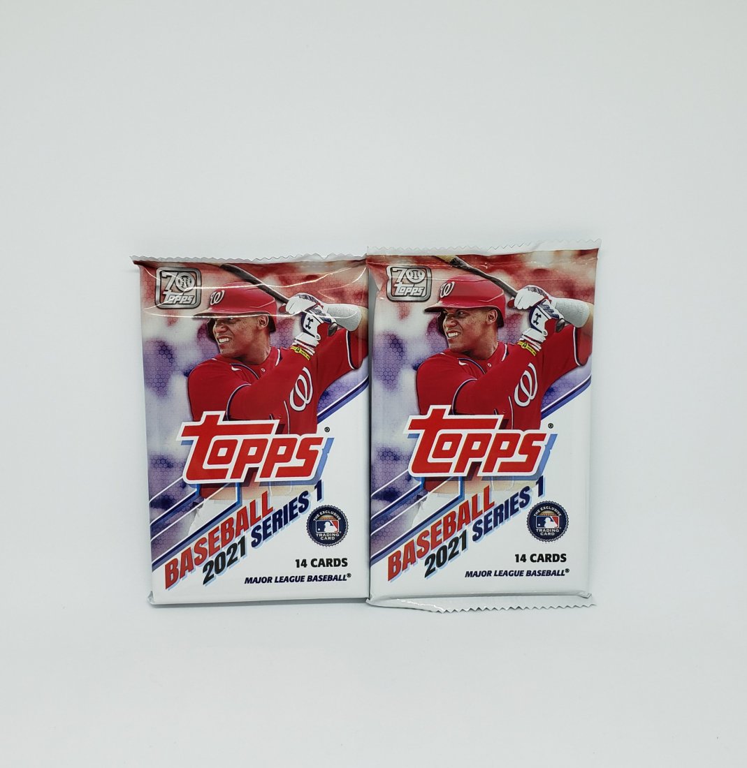 (2PK) 2021 TOPPS SERIES 1 SEALED PACKS (1 of 1)