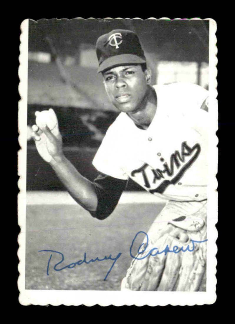 #12 Rod Carew HOF - 1969 Topps Deckle Baseball Card (1 of 1)