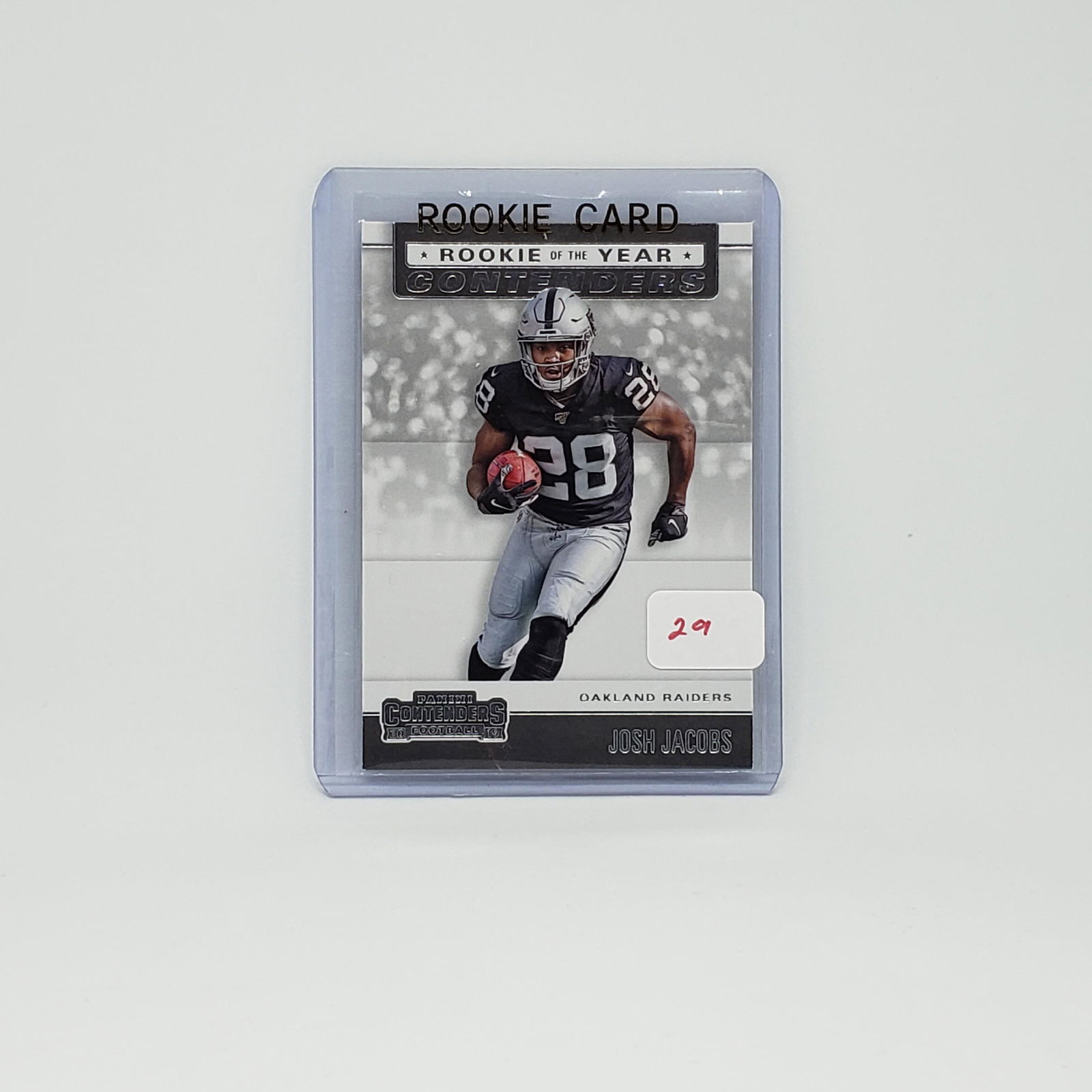 JOSH JACOBS RAIDERS ROOKIE OF THE YEAR CONTENDERS (1 of 1)