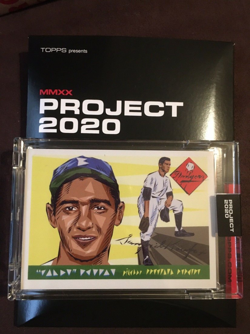 SANDY KOUFAX TOPPS PROJECT 2020 ENCASED CARD (1 of 2)