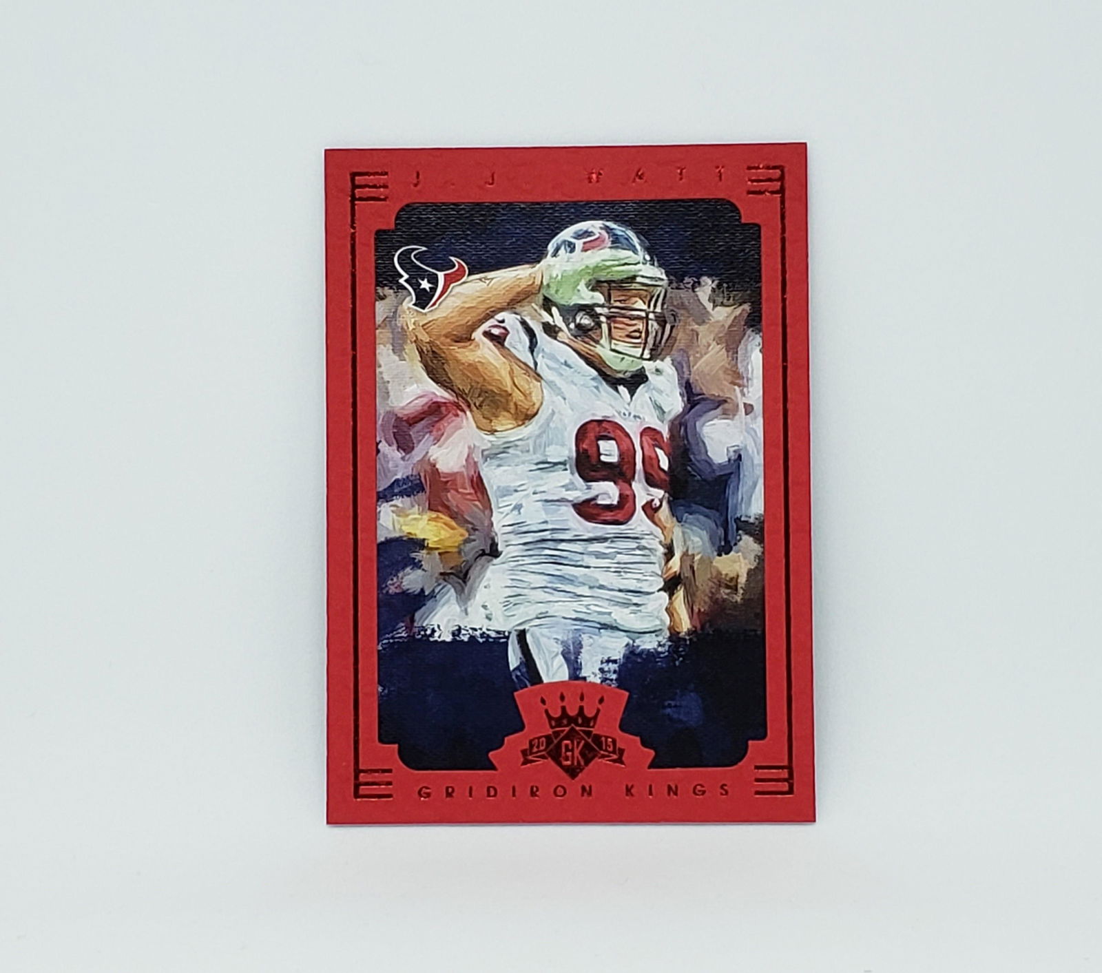 JJ WATT GRID IRON KINGS RED BORDER PARALLEL (1 of 1)