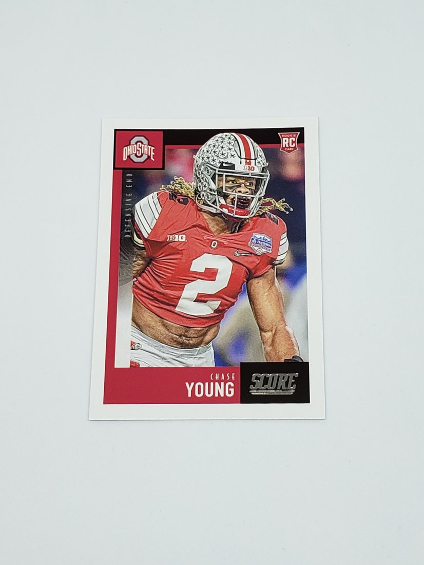 CHASE YOUNG WASHINGTON OHIO STATE ROOKIE CARD (1 of 2)