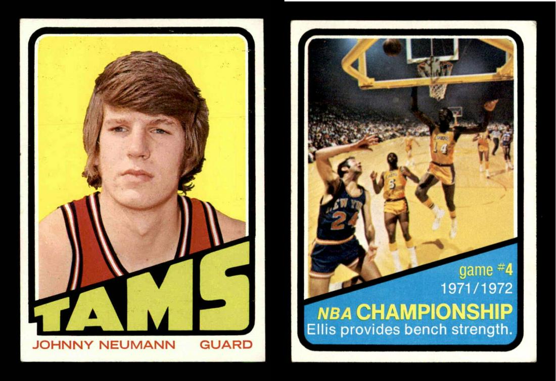 VINTAGE 1972 TOPPS NBA BASKETBALL CARDS (1 of 3)