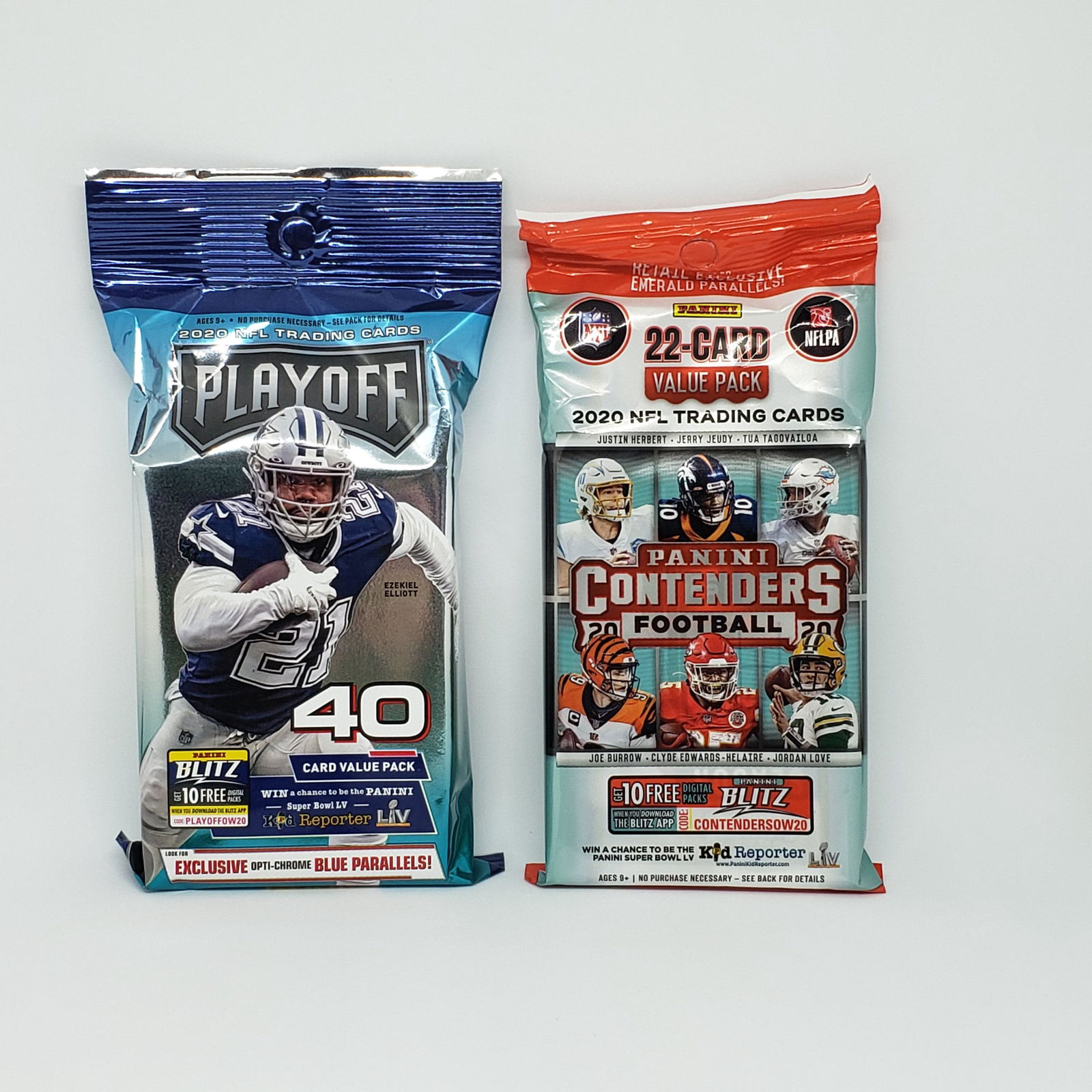 LOT OF 2 PANINI SEALED FOOTBALL PACKS (1 of 1)