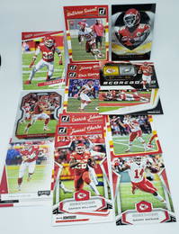 LOT OF 15 KANSAS CITY CHIEFS FOOTBALL CARDS