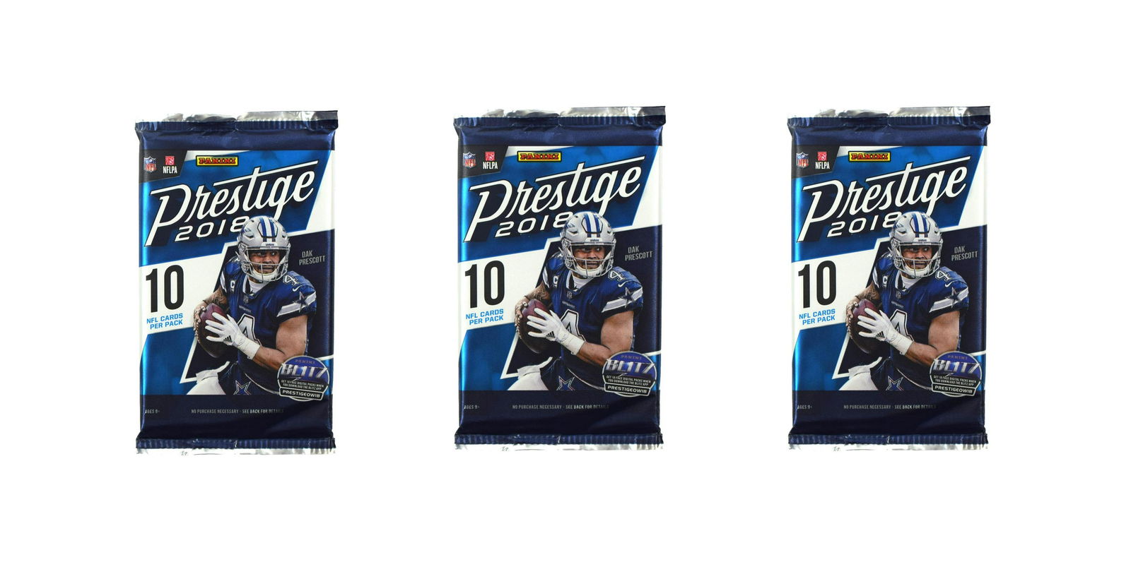 2018 Panini Prestige Football SEALED Pack Lot OF 3 PKS (1 of 1)
