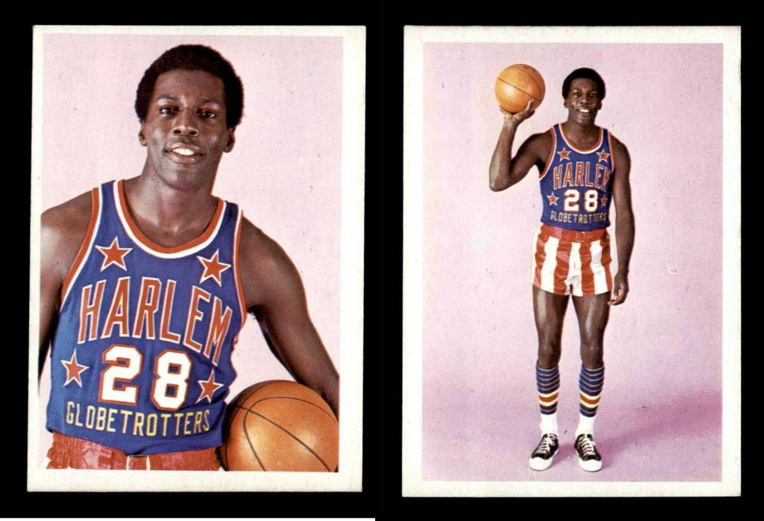 VINTAGE 1971 Harlem Globetrotters Basketball Cards (1 of 2)