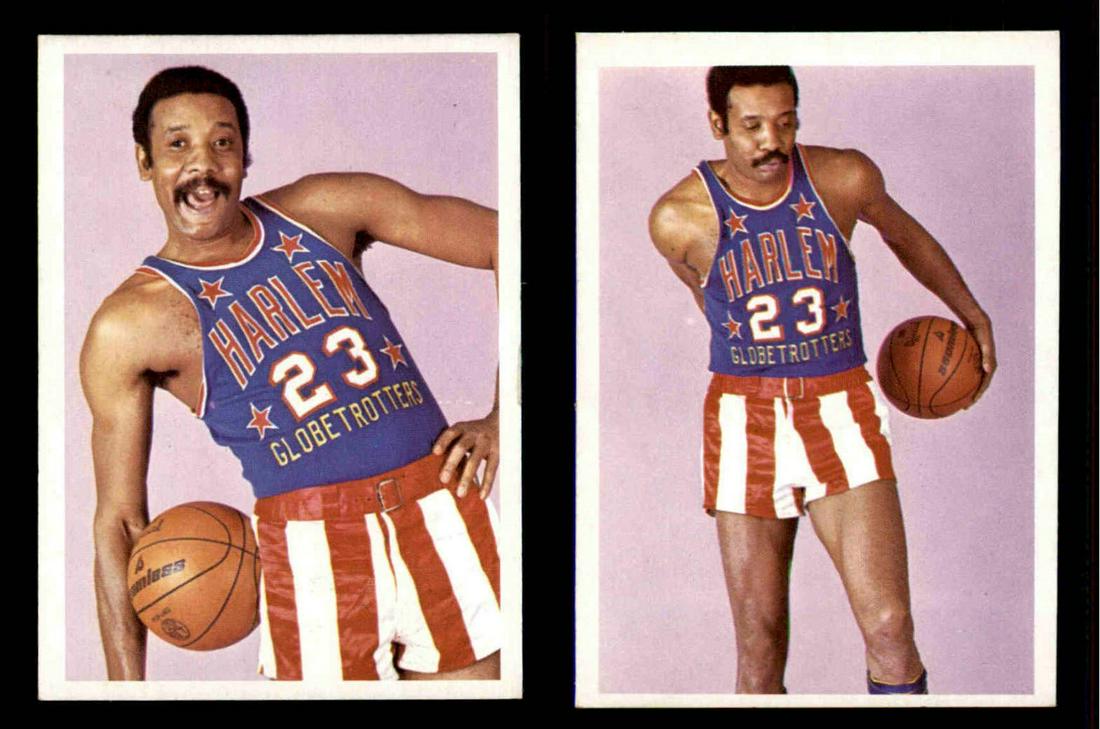 VINTAGE 1971 Harlem Globetrotters Basketball Cards (1 of 2)
