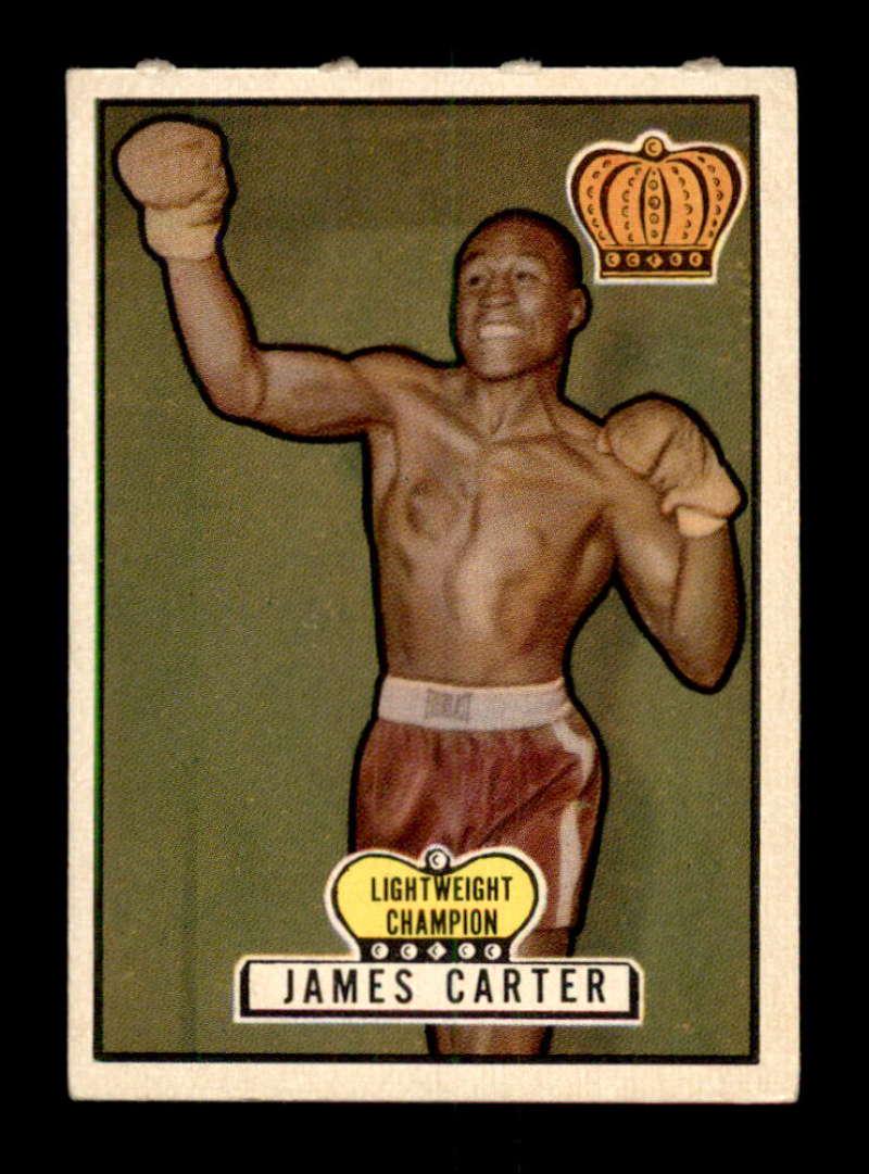 1951 Ringside LIGHTWEIGHT CHAMP James Carter: 1951 Ringside #15 LIGHT WEIGHT CHAMP James Carter EX+