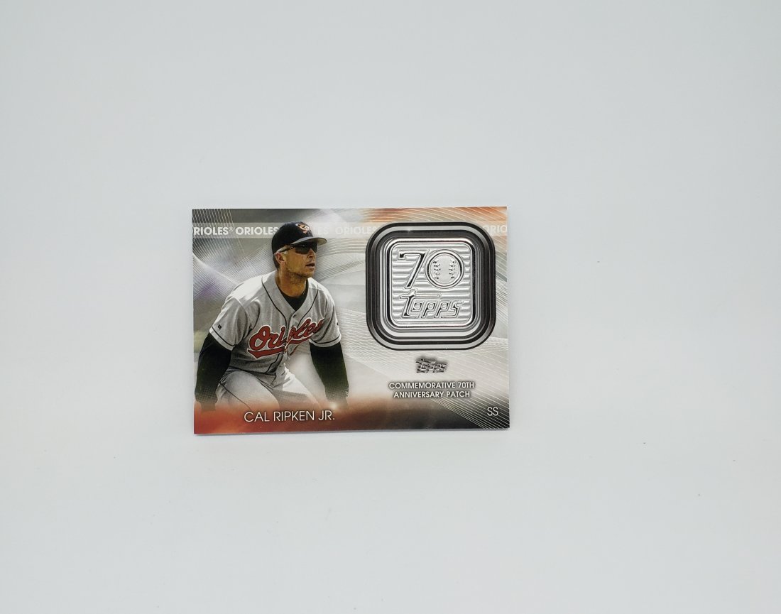 CAL RIPKEN JR. 2021 TOPPS 70th ANNIVERSARY RELIC CARD (1 of 2)