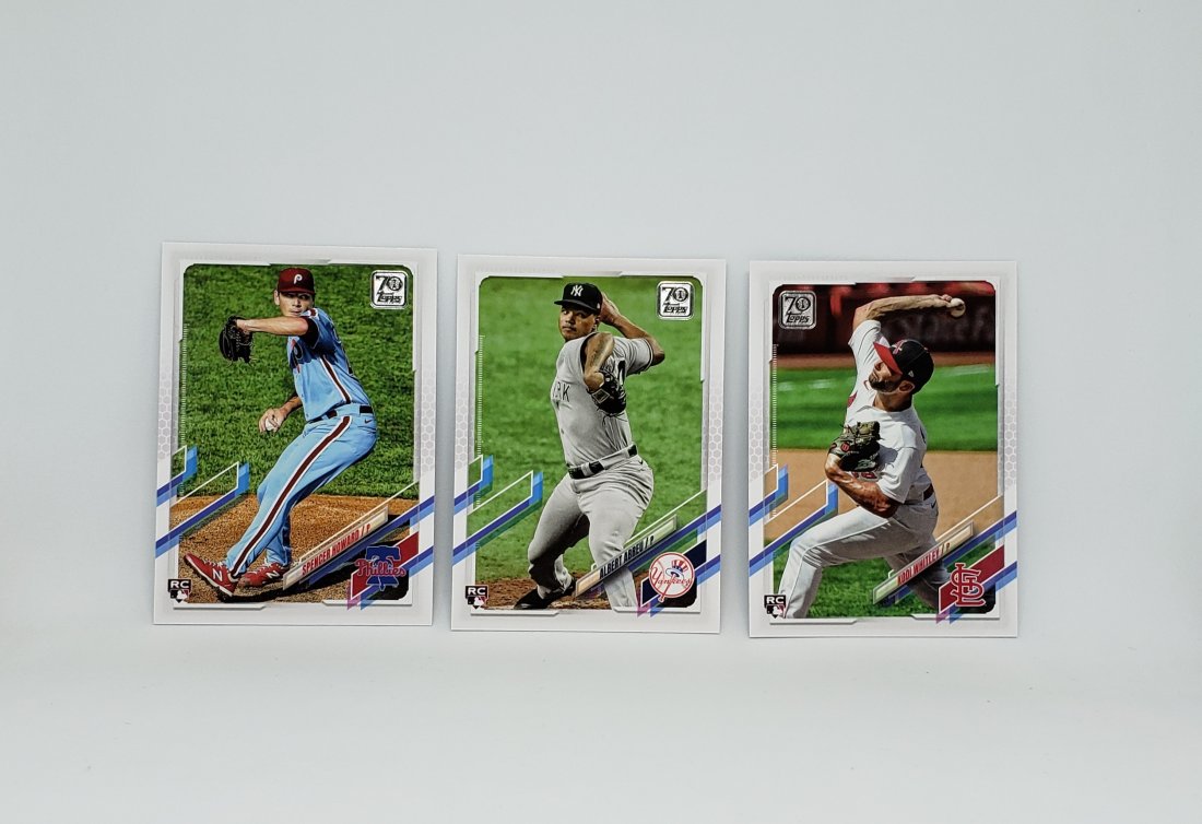 LOT OF 3  TOPPS 2021 SERIS 1 ROOKIE CARDS (1 of 1)