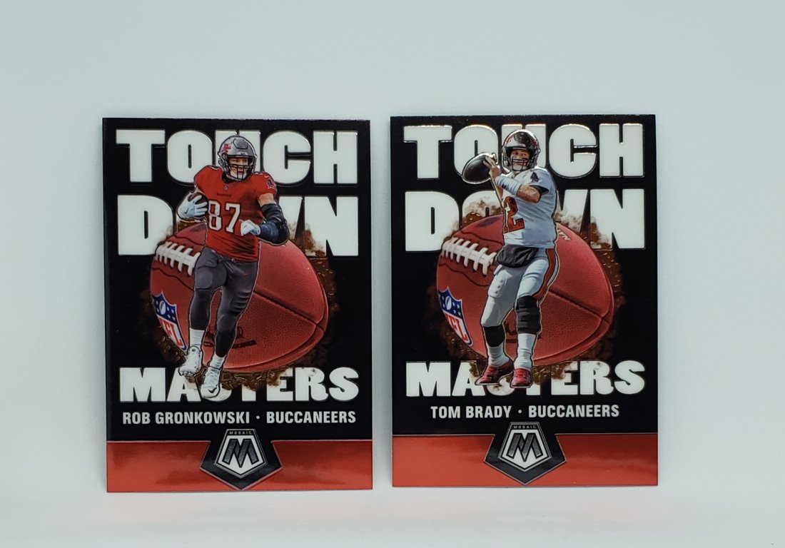 2020 MOSAIC TOM BRADY-ROB GRONKOWSKI TOUCHDOWM MASTERS (1 of 1)
