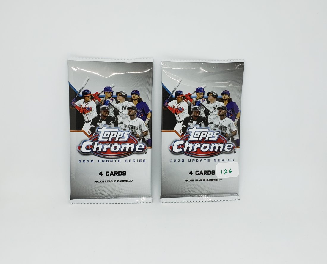 2-PKS 2020 TOPPS CHROME UPDATE SEALED PACKS (1 of 1)