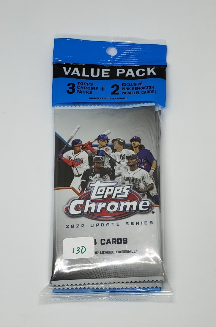 2020 Topps Update Chrome Value Cello Pack With BONUS (1 of 1)