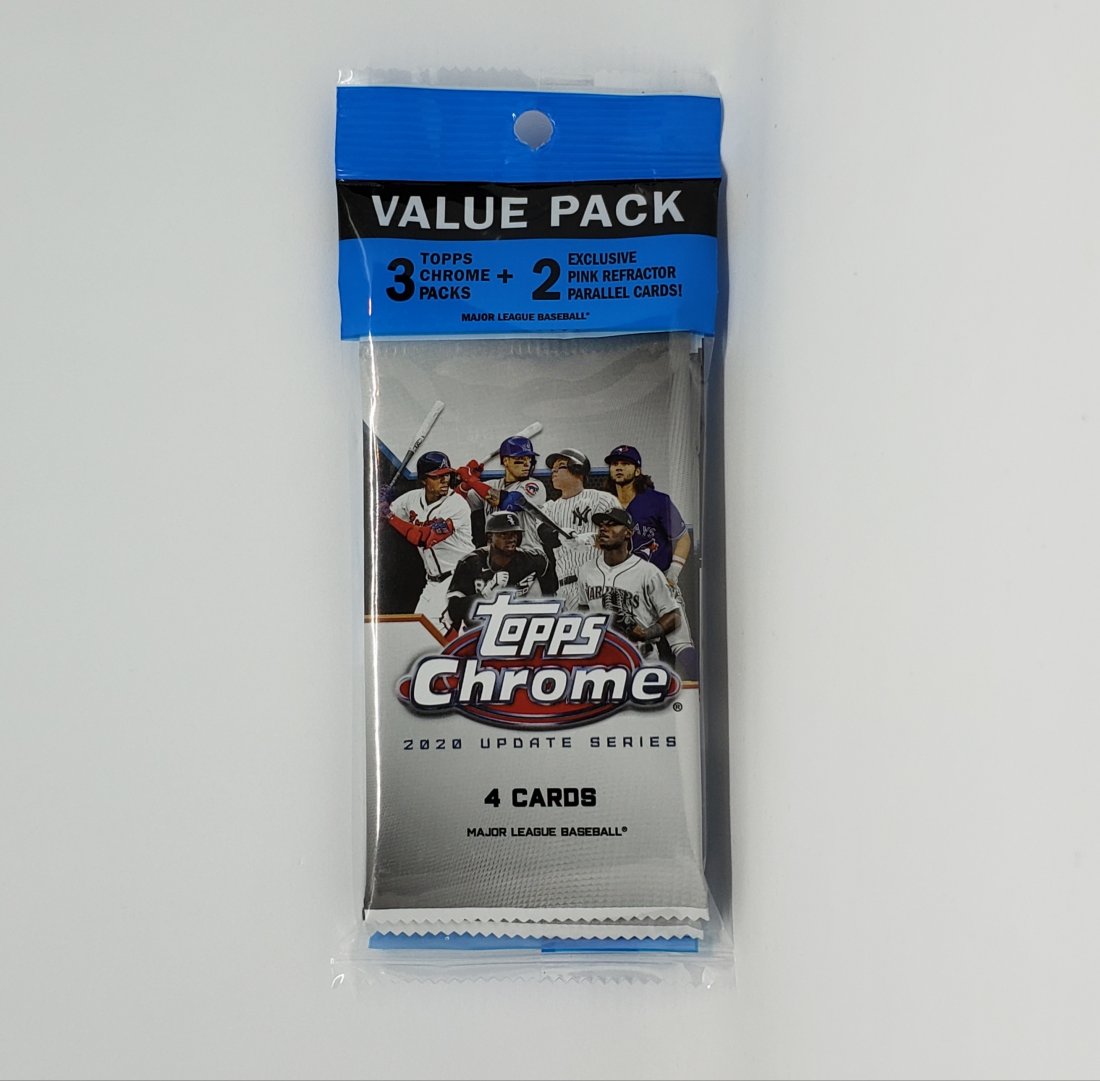2020 Topps Update Chrome Value Cello Pack With BONUS (1 of 1)