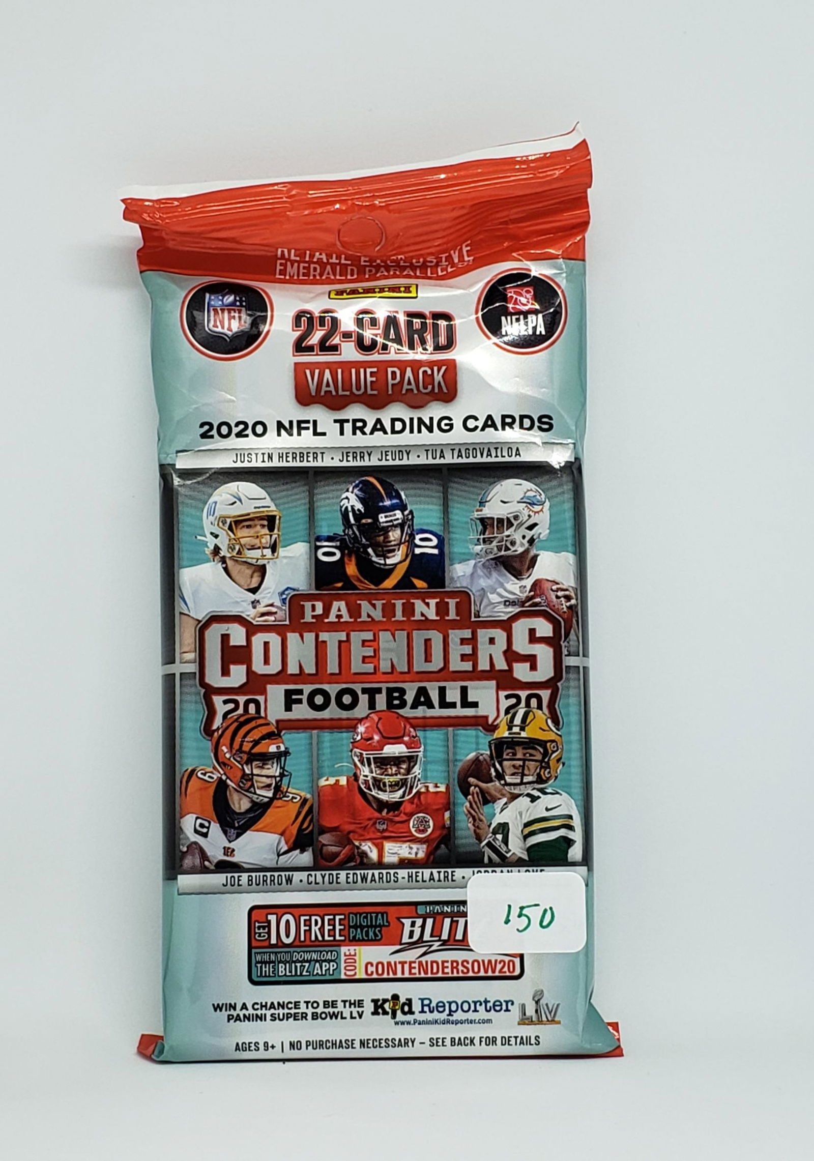 2020 PANINI CONTENDERS NFL VALUE/FAT PACK (1 of 1)