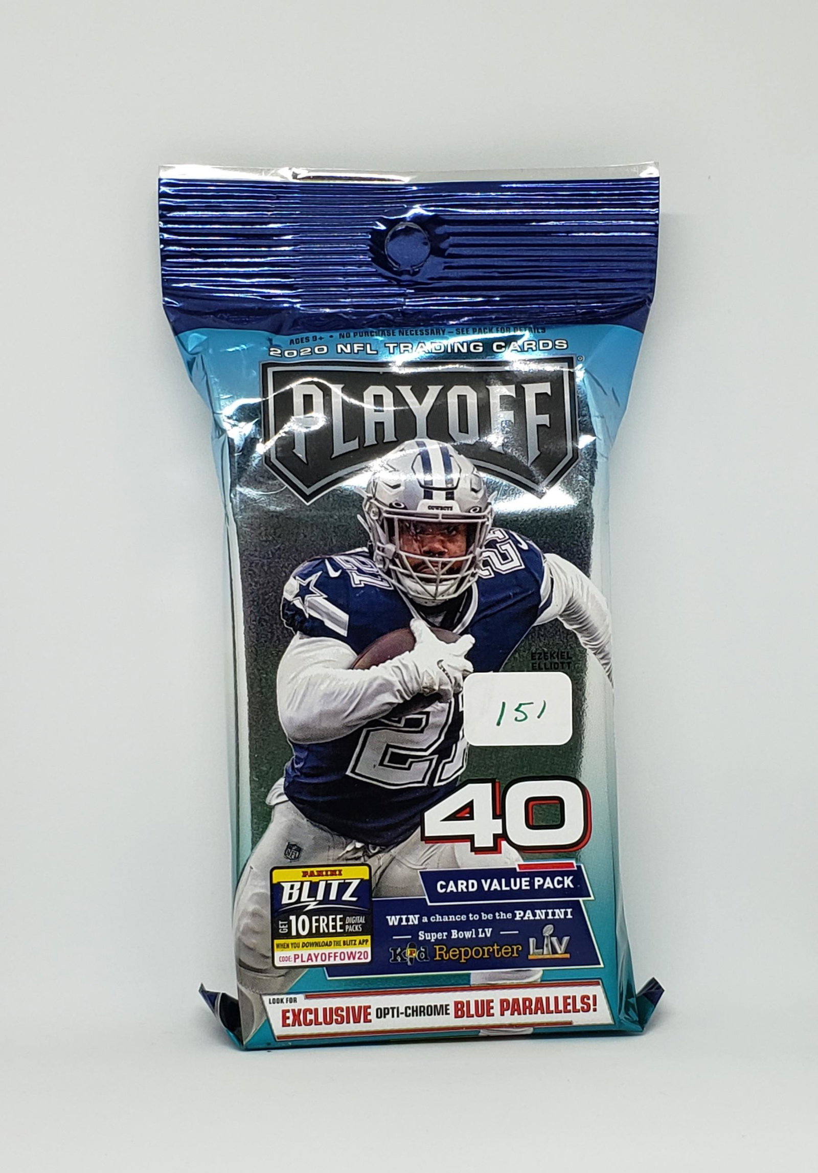 2020 PANINI PLAYOFF FOOTBALL  HUGE 40 COUNT FAT PACK (1 of 1)