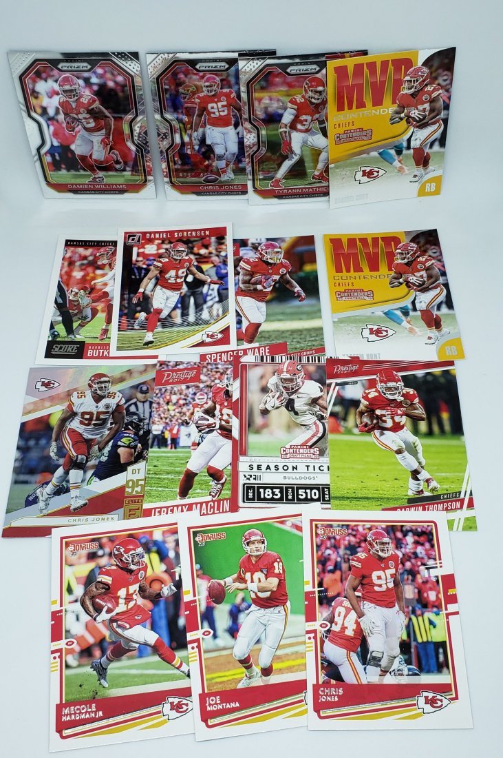 KANSAS CITY CHIEFS FOOTBALL TEAM LOT ASSORTMENT (1 of 1)
