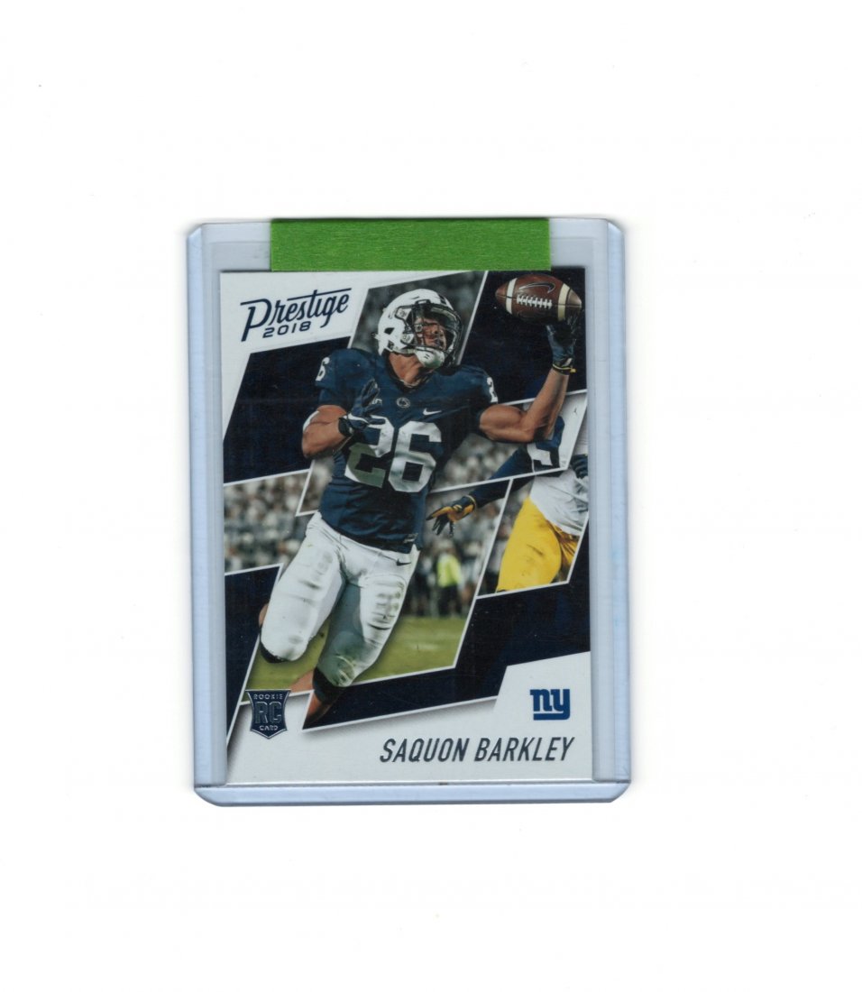 2018 PANINI PRESTIGE SAQUON BARKLEY ROOKIE CARD (1 of 1)