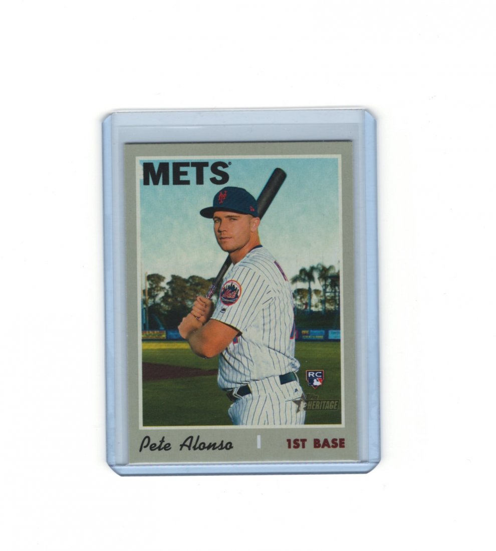 2019 TOPPS PETE ALONSO ROOKIE CARD (1 of 1)
