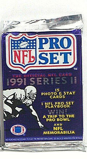 1991 PRO SET NFL SEALED FOOTBALL PACK (1 of 1)
