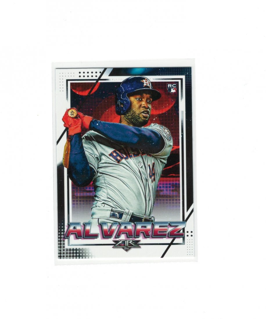 2020 TOPPS  FIRE YORDAN ALVAREZ ROOKIE CARD (1 of 1)