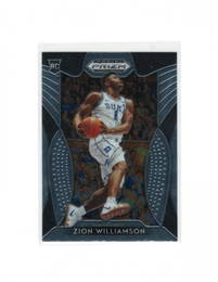 2020 PANINI  ZION WILLIAMSON ROOKIE CARD