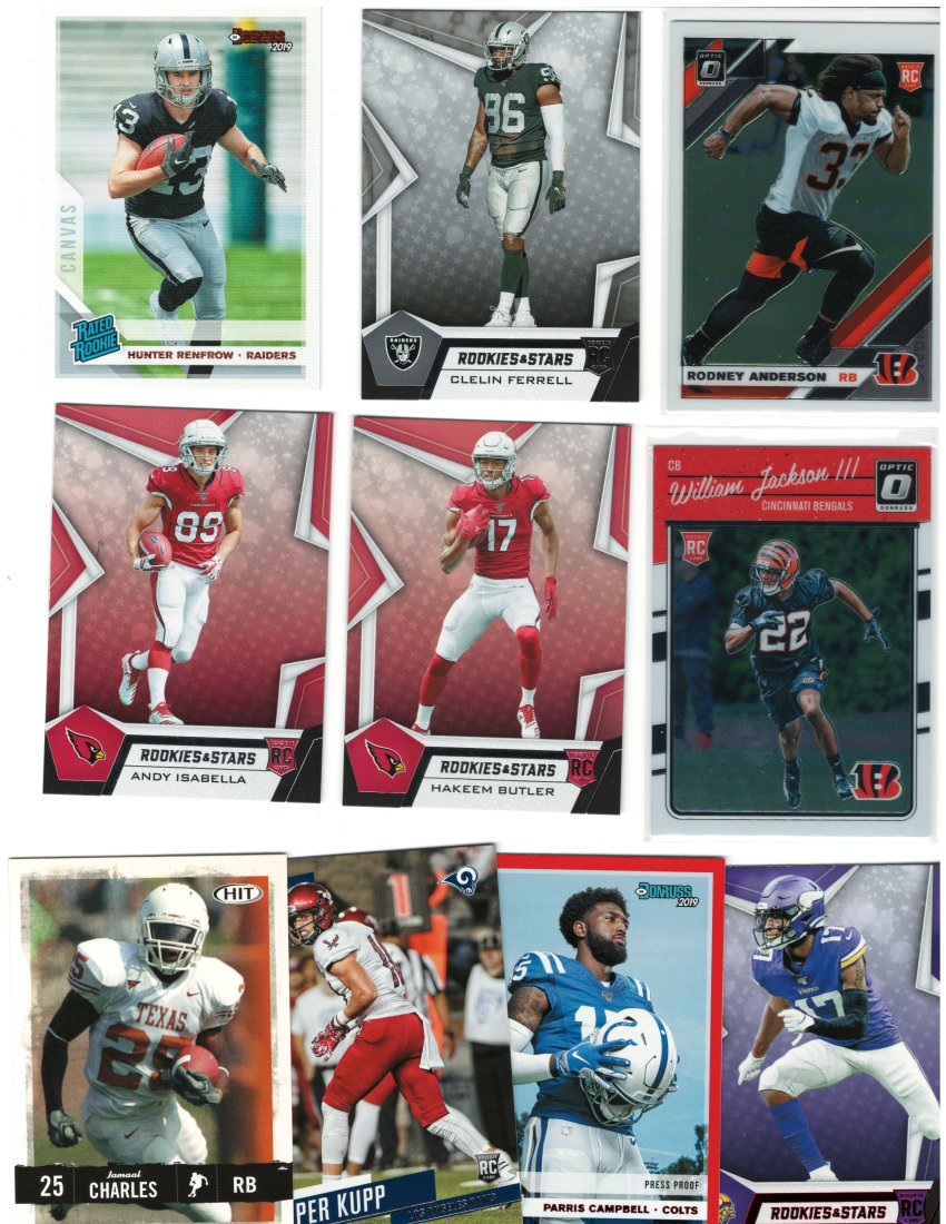 LOT OF 9 PANINI ROOKIE CARDS (1 of 1)