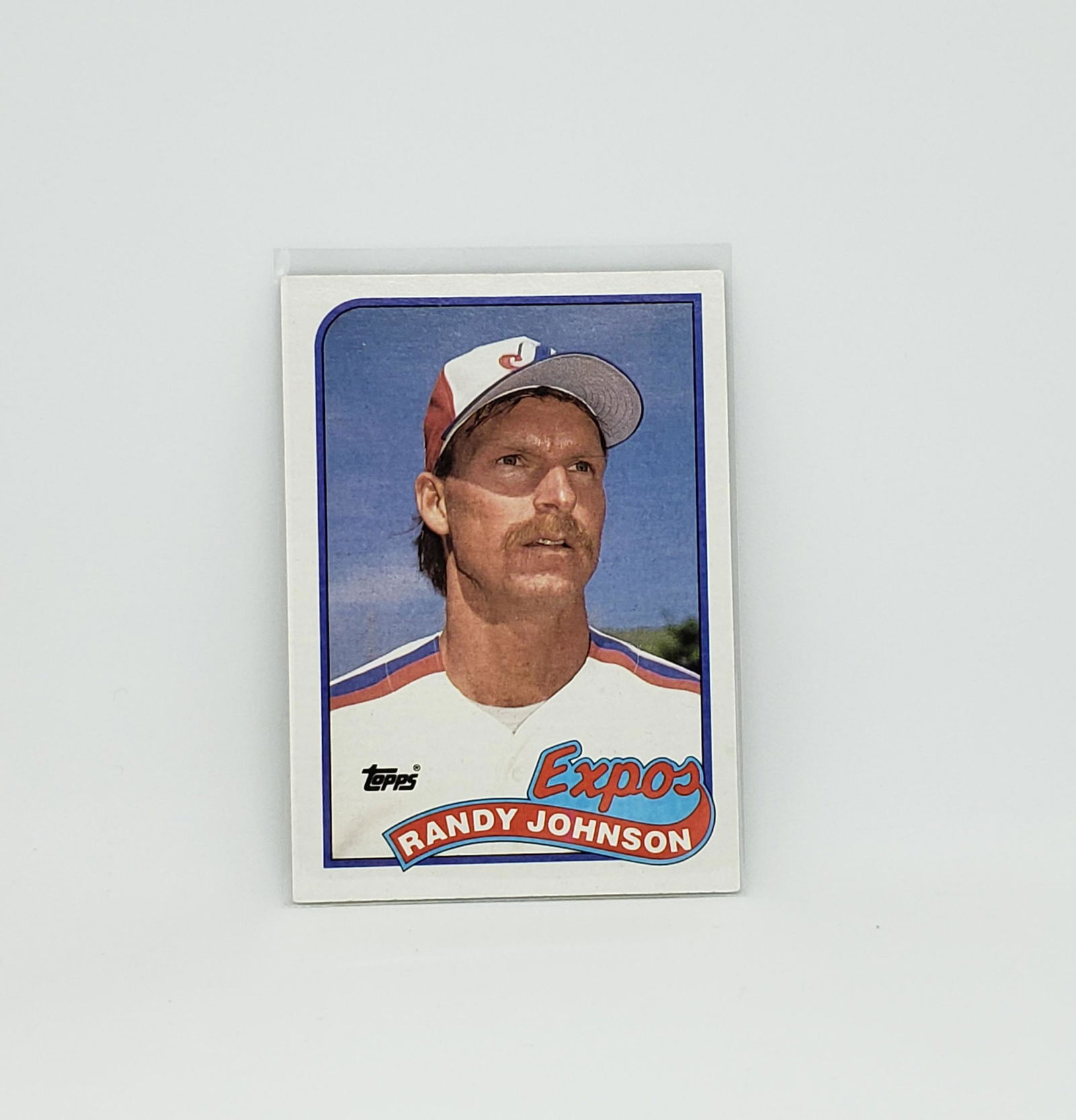 1989 TOPPS BASEBALL #647 RANDY JOHNSON EXPOS (1 of 2)