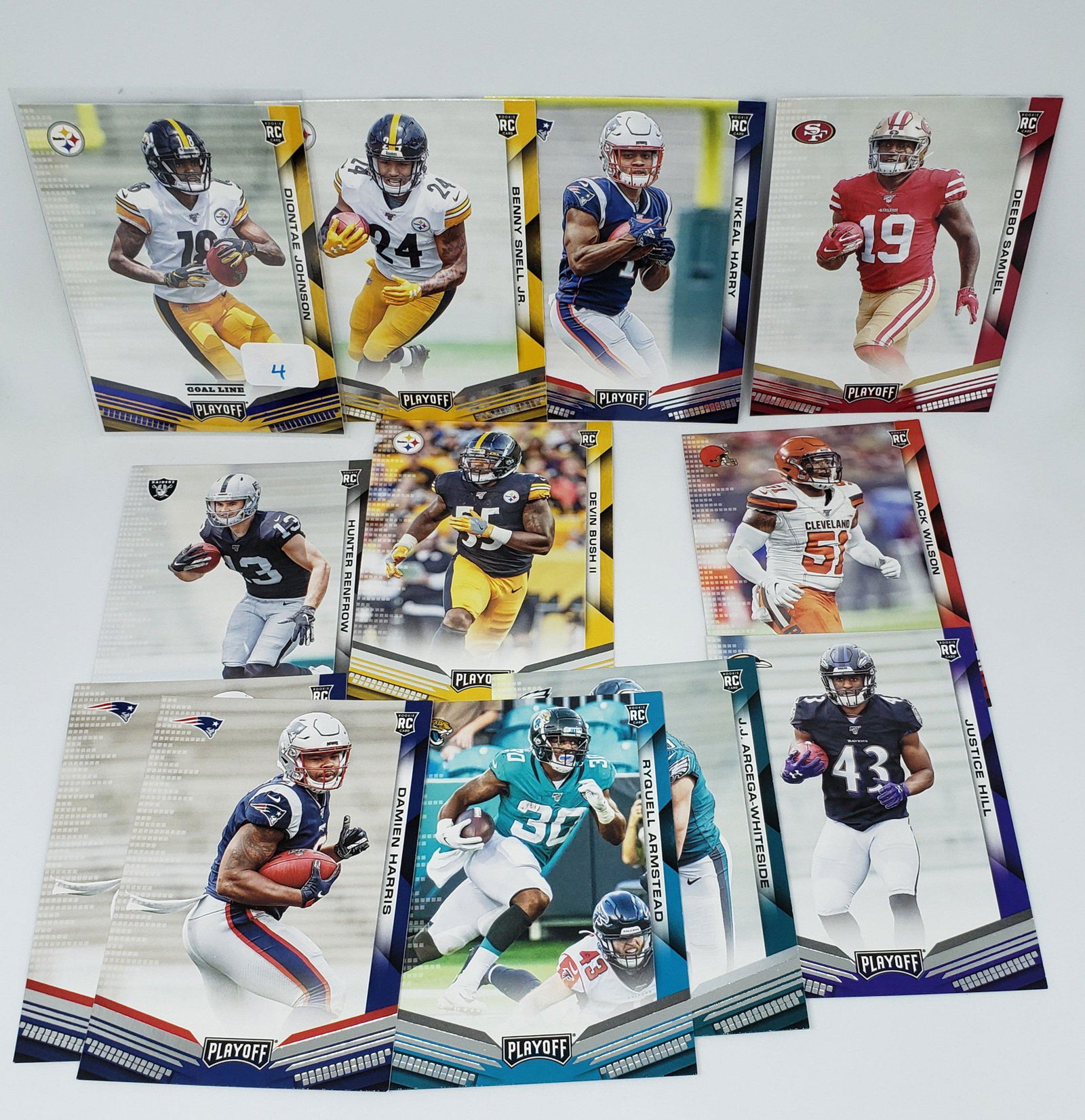 2019 PANINI PLAYOFF FOOTBALL ROOKIE CARDS (1 of 1)
