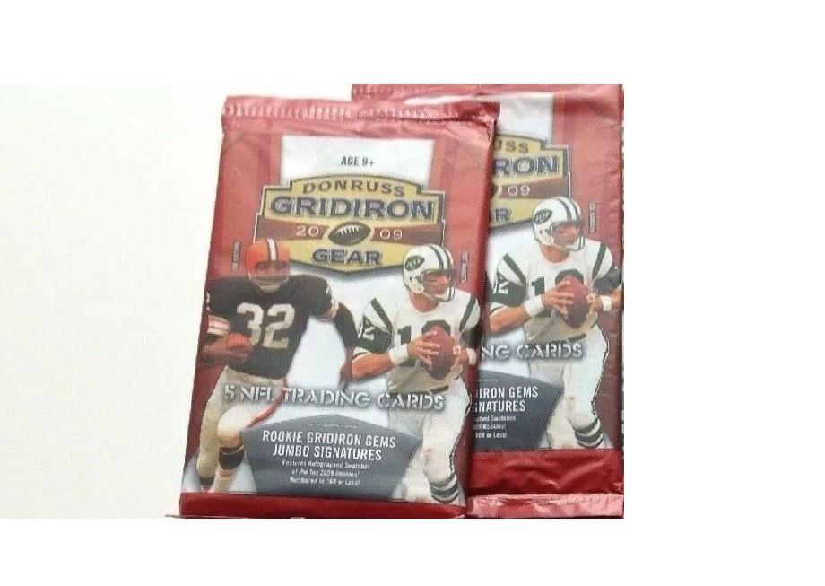 2009 GRIDIRON GEAR SEALED PACKS QTY 2 (1 of 1)