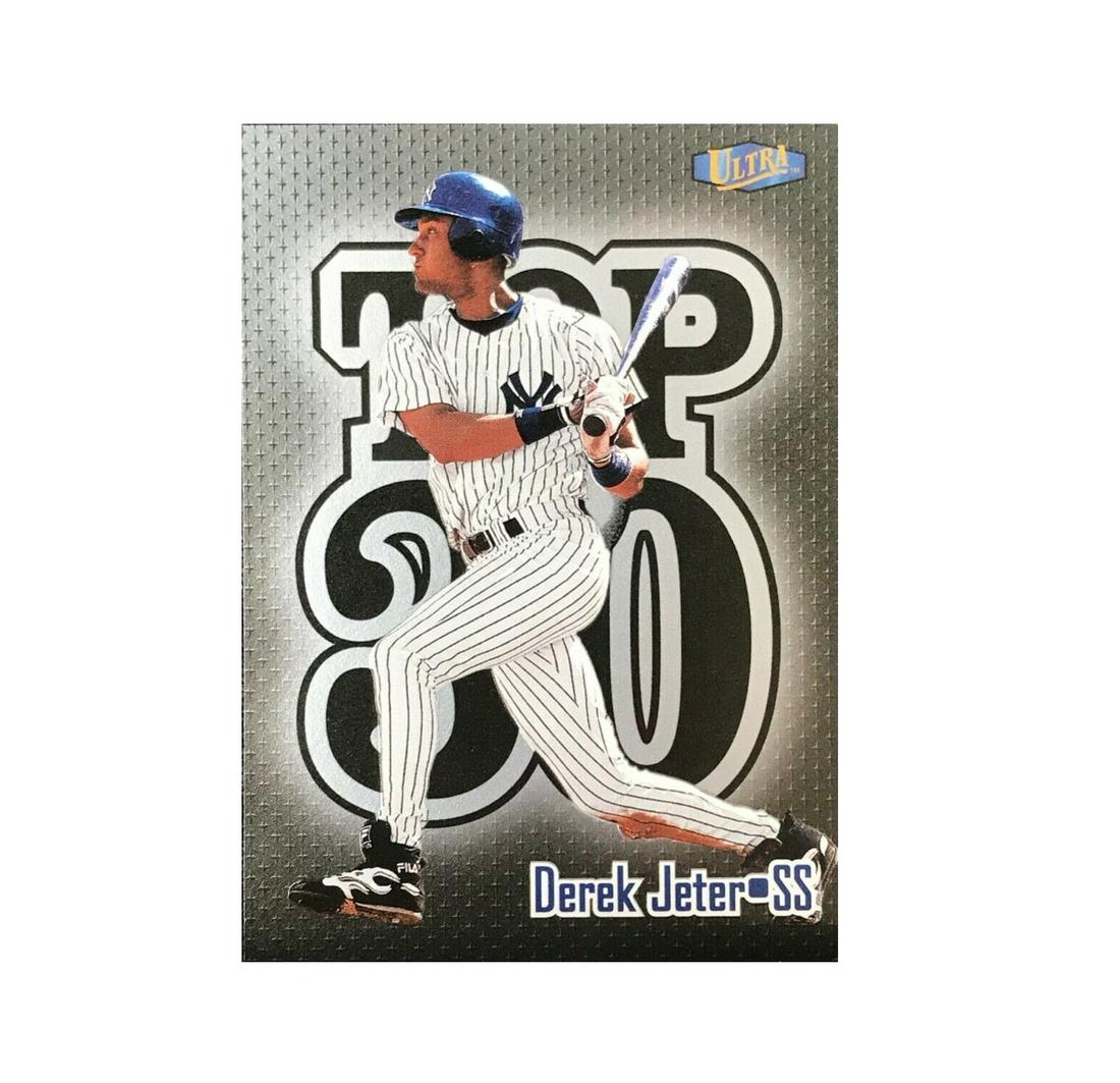 DEREK JETER INSERT CARD NEW YORK YANKEES: 1998 FLEER ULTRA TOP 30